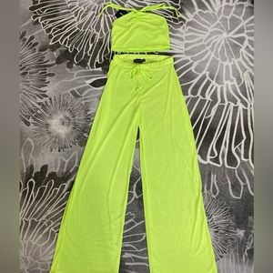 Low waist & halter top beach set